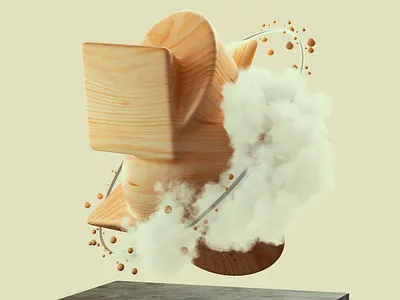 Abstract cinema4d design octane typography webdesign