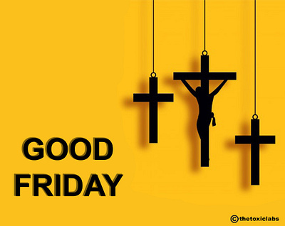 Good Friday design graphicdesign illustration photoshop poster design socialmedia ui ux vector