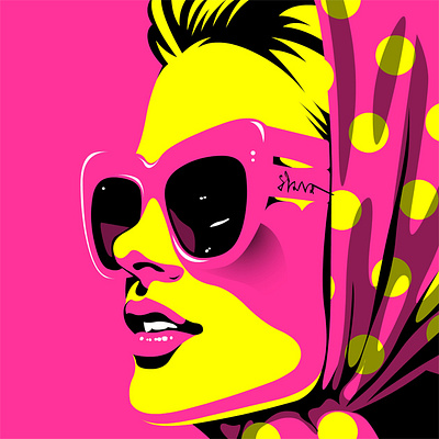 Summer hues adobe art beautiful girl digital portrait drawingart fashion illustration fashion illustrator illustration illustration digital illustrations vector illustration