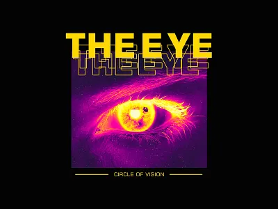 The Eye brutalism brutalist design design eye infrared photoshop poster poster art streetwear
