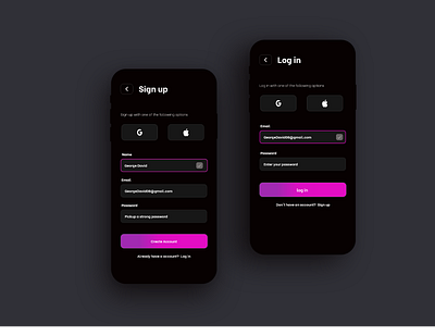 Daily UI Challenge #001 Sign up form. dailyui 001 dailyuichallenge design mobile app design sign up form ui ui ux uidesign ux design