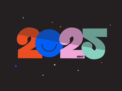 2025, Handdrawn (digital) 2025 illustration illustrator lettering new typography year