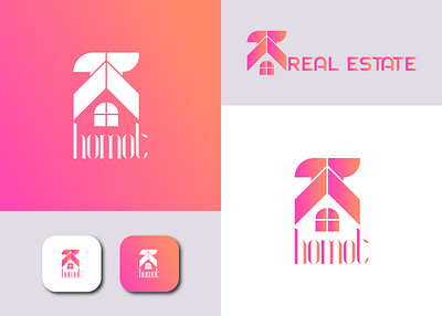 homot app app design apparel apple application business card design flat home homot logo minimalart motion new phone real estate ui ux vector