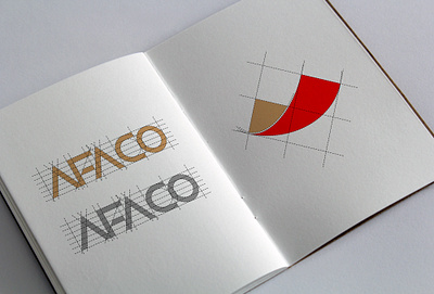 AFA Co. Logo Design | 2019 branding design gold logo illustrator logo logo design logodesign logoinspiration logolearn logolounge logomaker mountain logo red logo