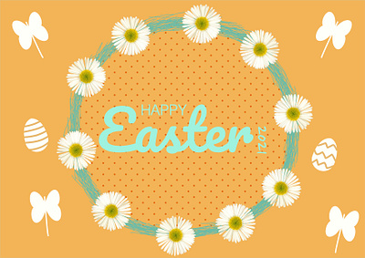 Easter art 2 art butterfly design design graphique designer graphique designer portfolio dot easter easter 2021 easter art easter egg egg fleur flower graphic design graphic designer happy easter illustration pattern pâques