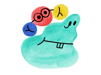 THING HEAD abstract art character design design graphic design head illustration