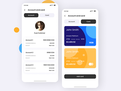 Account Managment App app design minimal ui ux web