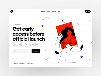 OSLO Illustrations ❤️ app application craftwork design graphics illustrations landing oslo ui vector web website