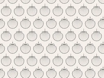Sea and the city pattern beach branding elegant feminine minimal ocean pink pretty sea shell shells