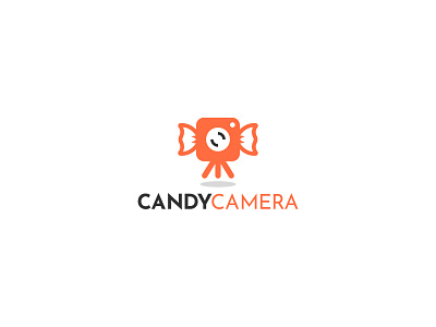 Candy Camera camera logo candy logo creative idea creative logo minimalist logo