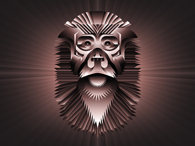 Monkey King animal animal illustration art artwork design graphic grid illustration illustration king monkey vector vector art