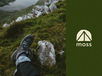 Logo | Moss animation brand brand identity branding clothes clothing design desire agency eco eco friendly graphic design hiking identity logo logotype motion motion graphics nature recycle typography