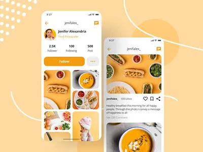 User Profile UI Design app appdesign design indonesia designer mobile mobile app design mobile ui ui user profile userprofile ux