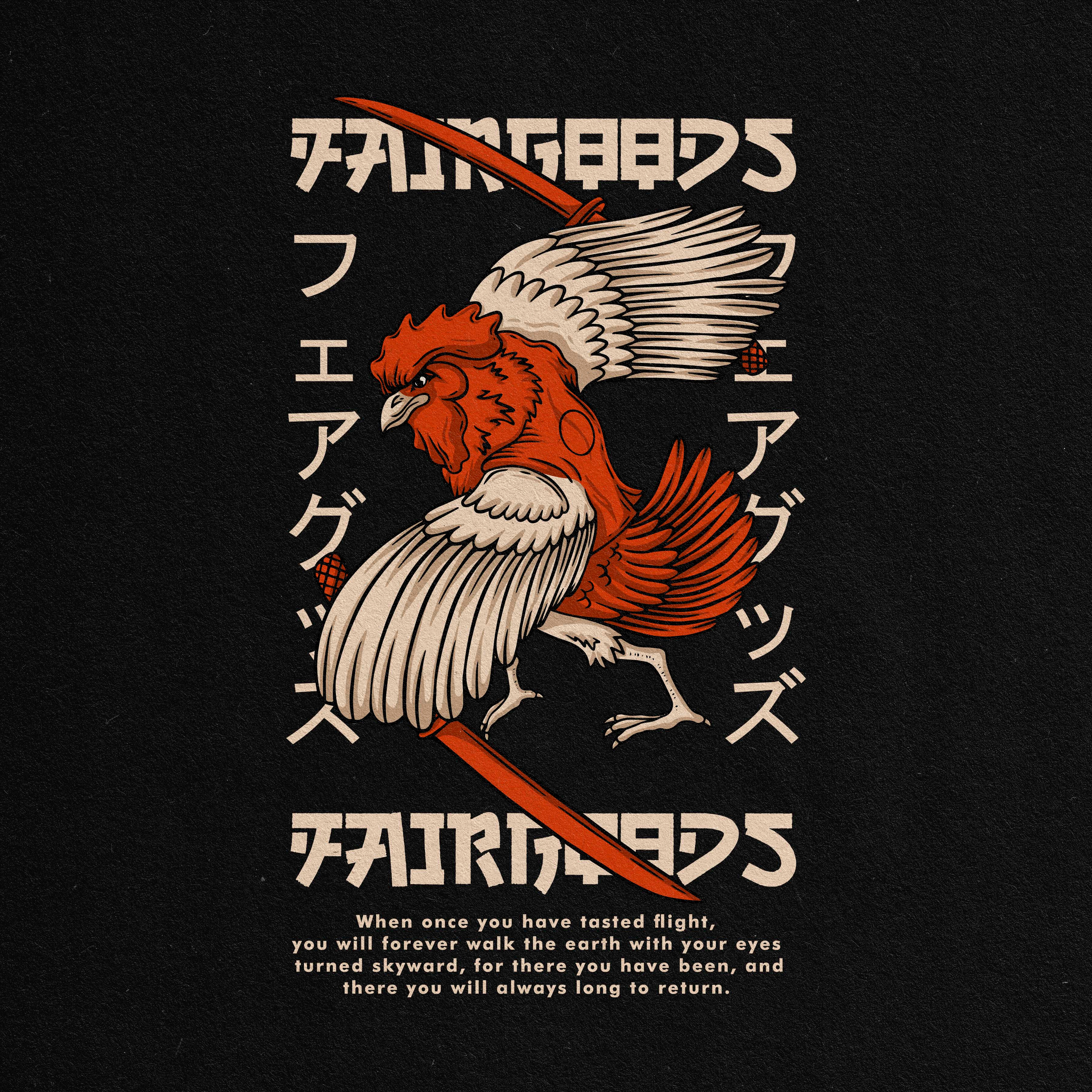 Japanese T-shirt Design Illustration art badge badge logo custom design illustration illustrator logo tee tropical tshirt ui vector