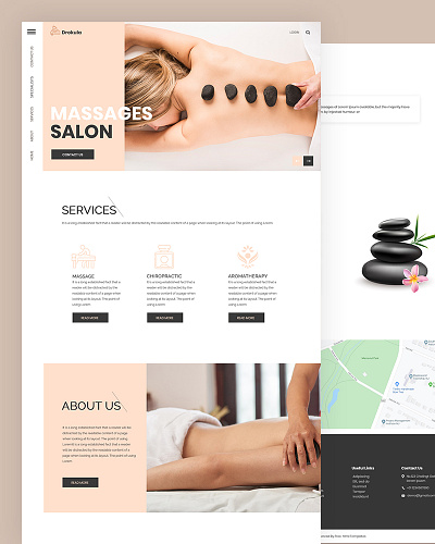 Drokula beauty parlor beauty salon bootstrap css html5 massage parlor responsive salon spa spa center template