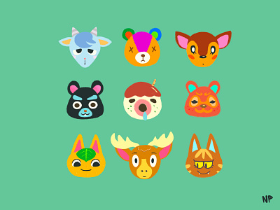 Favorite villagers acnh animal animal crossing animal crossing new horizon character design crossing cute fan art fanart female artist illustration marvin nintendo procreate procreate illustration switch villagers