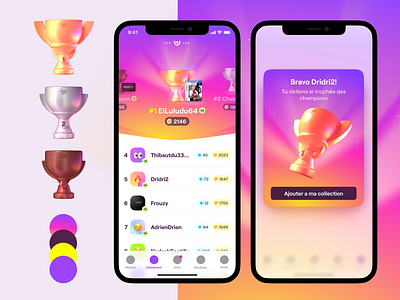 🌈🏆 3d 3d art 3d modeling gradient interface mobile