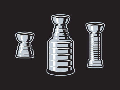 Stanley Cup History branding champion championship design evolution final history hockey illustration logo matthew doyle nhl playoffs sport sports sports design stanley cup trophies trophy vector