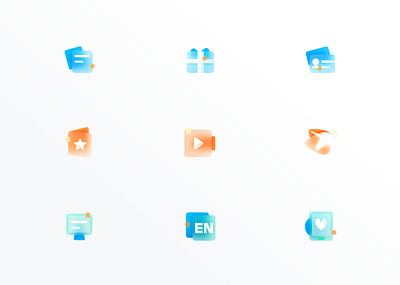 Iconly Glass in Our App icons ui