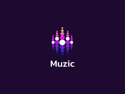 Muzic logo concept brand branding design graphic design illustration logo motion graphics ui ux vector