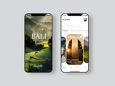 Travel App app bali design figma ios mobile travel travel app travel guide ui ux ux ui