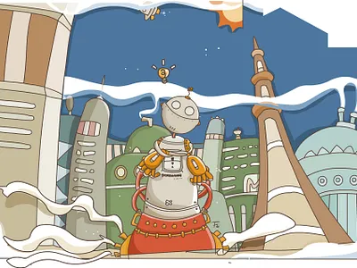 Robot Screamer fu robot keng fu robot robot art