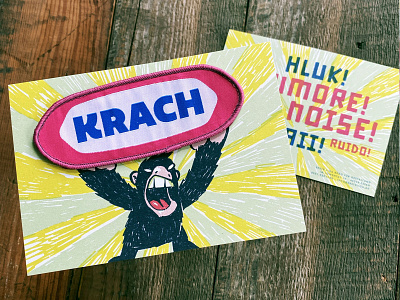 KRACH illustration logo patch