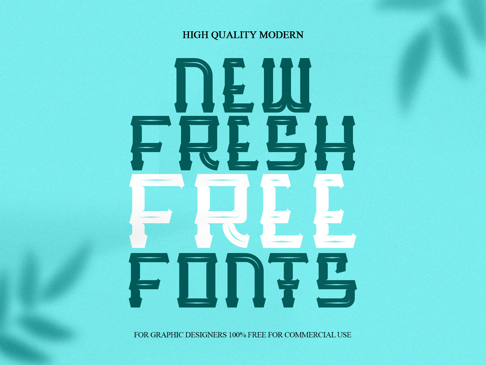 Free Fonts 30 New Fresh Fonts By Graphic Design Junction On Dribbble