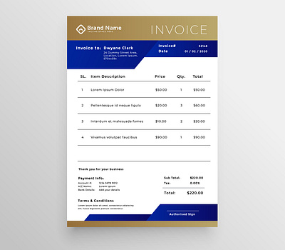 Invoice Design