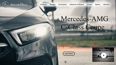 Benz branding design illustration ui ux web website