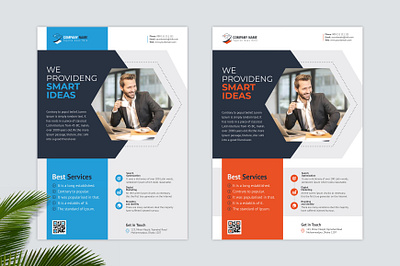 Corporate Flyer Design Template a4 flyer advertise advertising blue branding business flyer corporate flyer digital marketing dribble flyer flyer design flyer template graphic design graphic designer leaflet modern flyer multipurpose orange print template professional