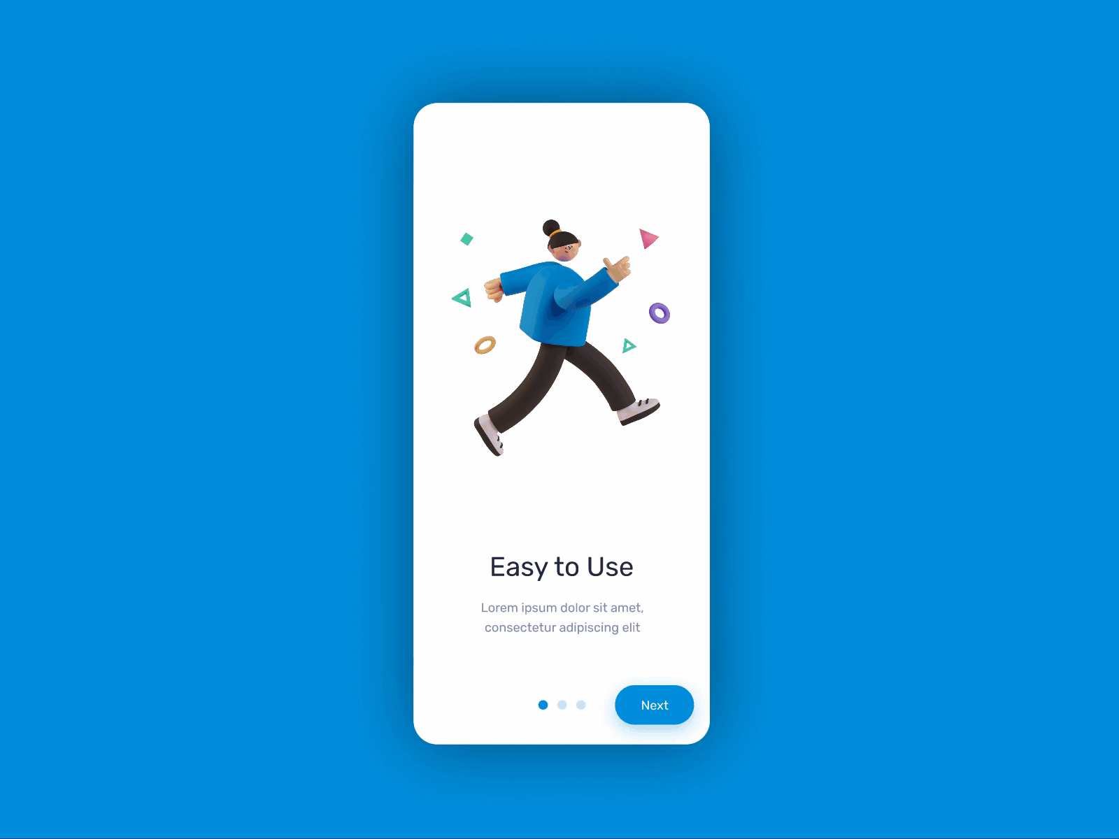 Onboarding Micro-interaction figma micro interaction mobile app mobile ui onboarding onboarding screens smart animate