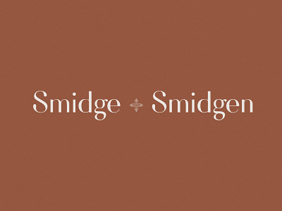 Smidge + Smidgen Brand branding design illustration logo