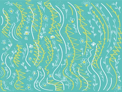 Pattern spring adobe illustrator green illustration pattern spring vector