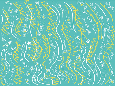 Pattern spring adobe illustrator green illustration pattern spring vector