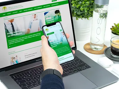 Odborový svaz zdravotnictví a sociální péče České republiky care clean design healthcare web webdesign website