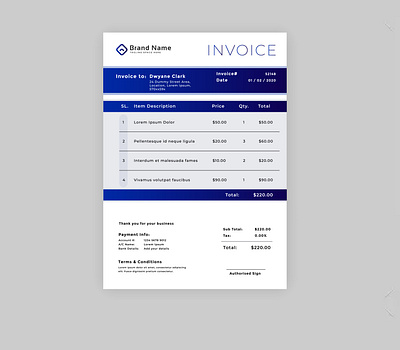 Invoice Design