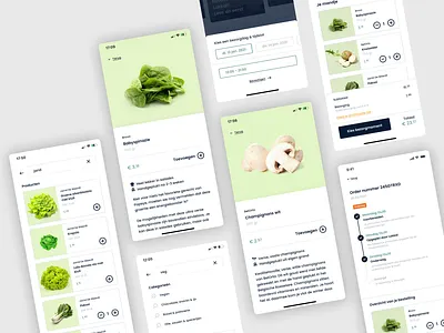 Lokkal app - digital farmers' market app farmer farmers market lettuce mobile app mushroom online shop online shopping online shopping app online store store ui ui design ui ux design ux ux design vegan vegetable vegetables vegetarian