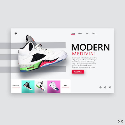 Shoe Store Concept app experiment exploration flat graphic design logo minimal typography ui ux