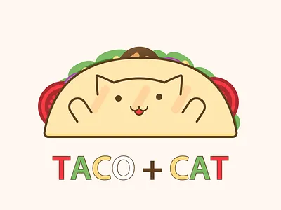 Tacocat cat creative cute cute art cute illustration cute illustrations food happy illustration kawaii kawaii art lovely positive taco tacos