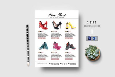 Line Sheet Flyer Template wholesale line sheet