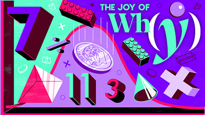 Quanta Magazine - The Joy of Why colour design editoral editorial illustration illustration print