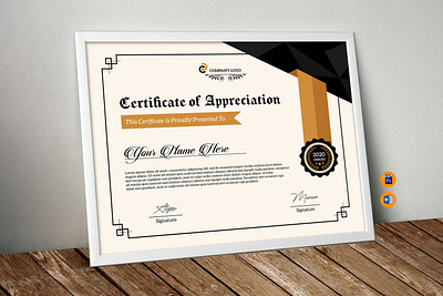 Certificate Template certificate of appreciation