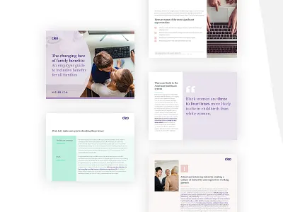 Cleo eBook Design branding design ebook layout tech typography