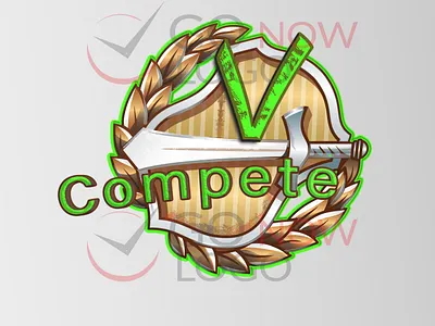 V-Compete animation branding business logo design design illustration logo design logodesign logos logotype vector