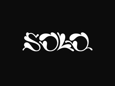 SOLO 2d adobe illustrator artwork design designer digital art graphic design illustrator lettering logo vector