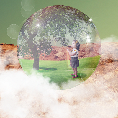 TRAPPED NATURE manipulation photoshop