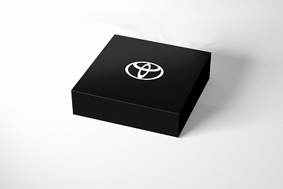 Toyota presentation box box box design branding cardboard box design package design packaging presentation design