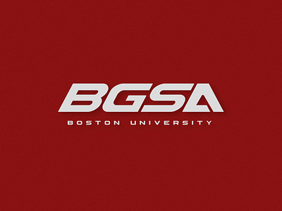 BGSA Logo boston boston university lettermark logo logo design