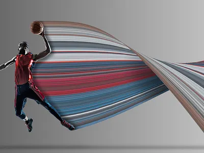 Flex basket basketball colorful design gradient jump jumpman photoshop pixel pixel stretch shadow stretch
